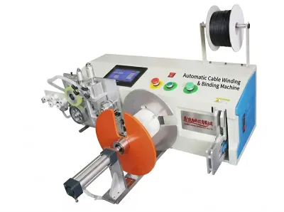 Automatický navíječ, svazkovač a počítač drátů WPM-5-30