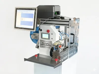 Poloautomatický stroj na skládání a označování drátů JW-T107