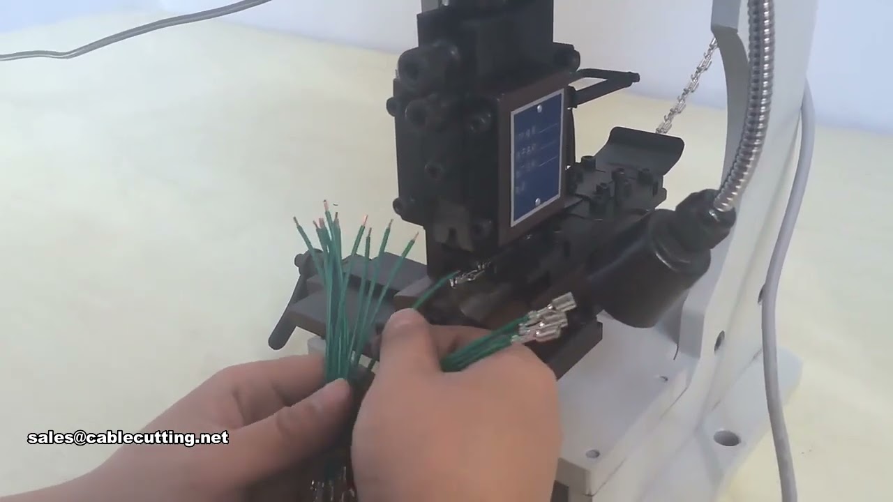 Profesionální automatický krimpovací stroj na kabely