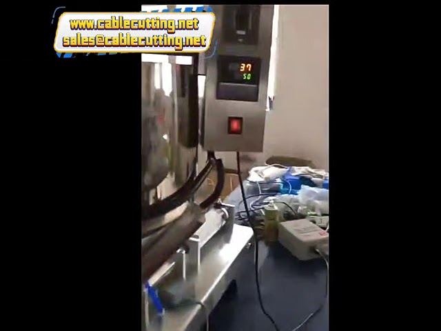 Pneumatický dávkovač tělového másla G1W1 – Ohřívaný plnicí stroj pro husté pasty a omáčky s mícháním