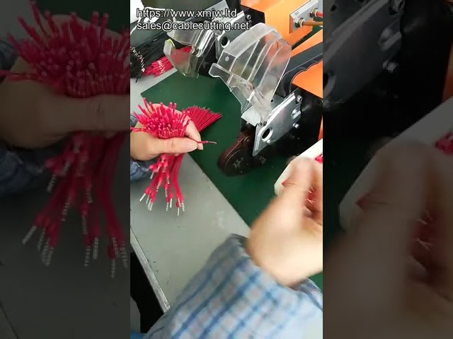 Poloautomatický pneumatický krimpovací stroj na kabelové koncovky | Spolehlivé a efektivní zakončování