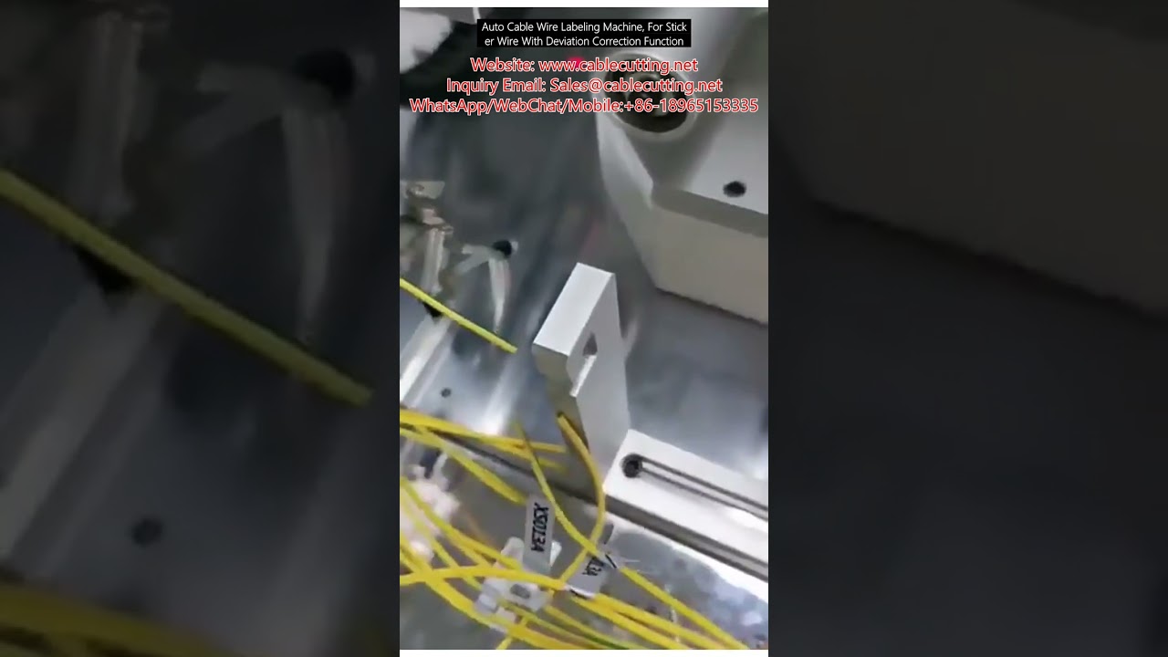 Automatický stroj na popisování kabelových drátů s přesnou korekcí odchylek