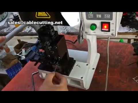 Automatický krimpovací stroj na kabelové koncovky | Precizní krimpování