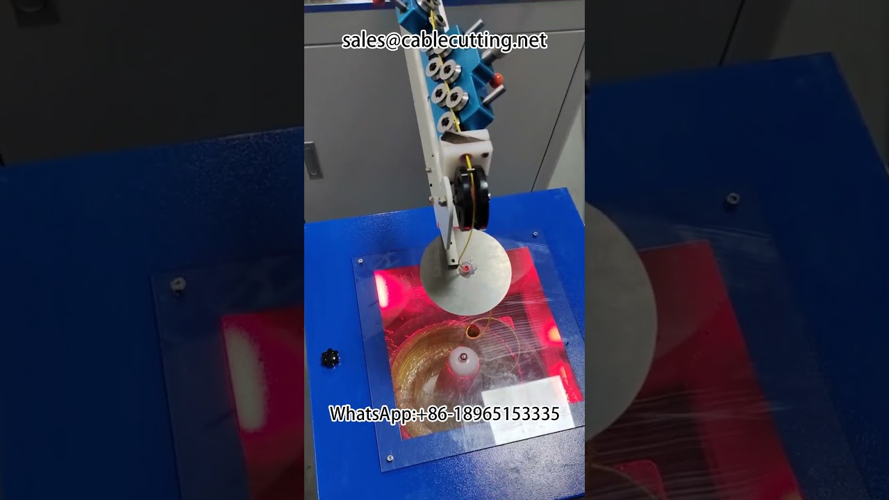 Automatický koncový stroj a pec na kabelové svazky | Efektivní výroba kabelů