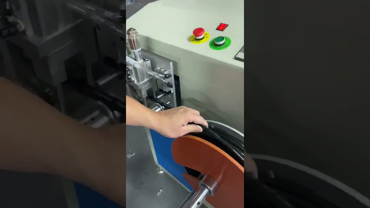 Automatické navíjení, vázání a stříhání kabelů WPM-40-80 s měřením metráže