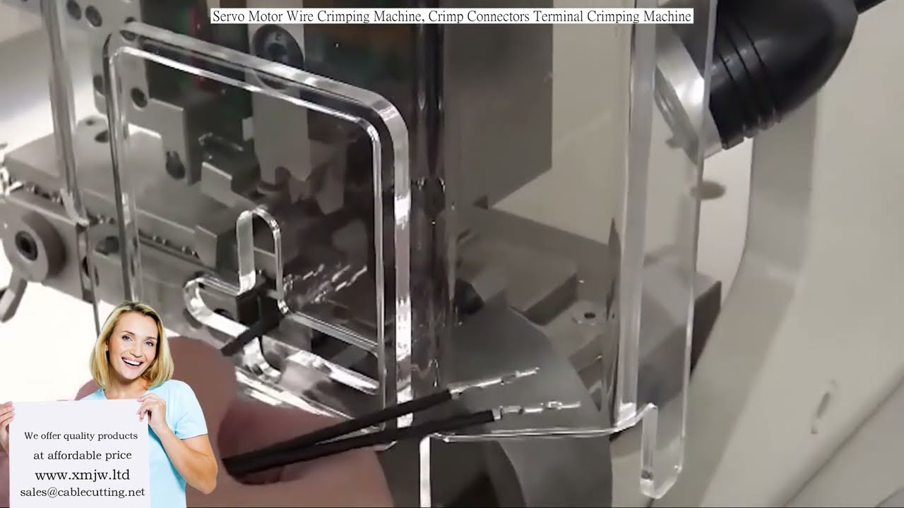 Přesný krimpovací stroj se servomotorem pro automatické krimpování konektorů a terminálů