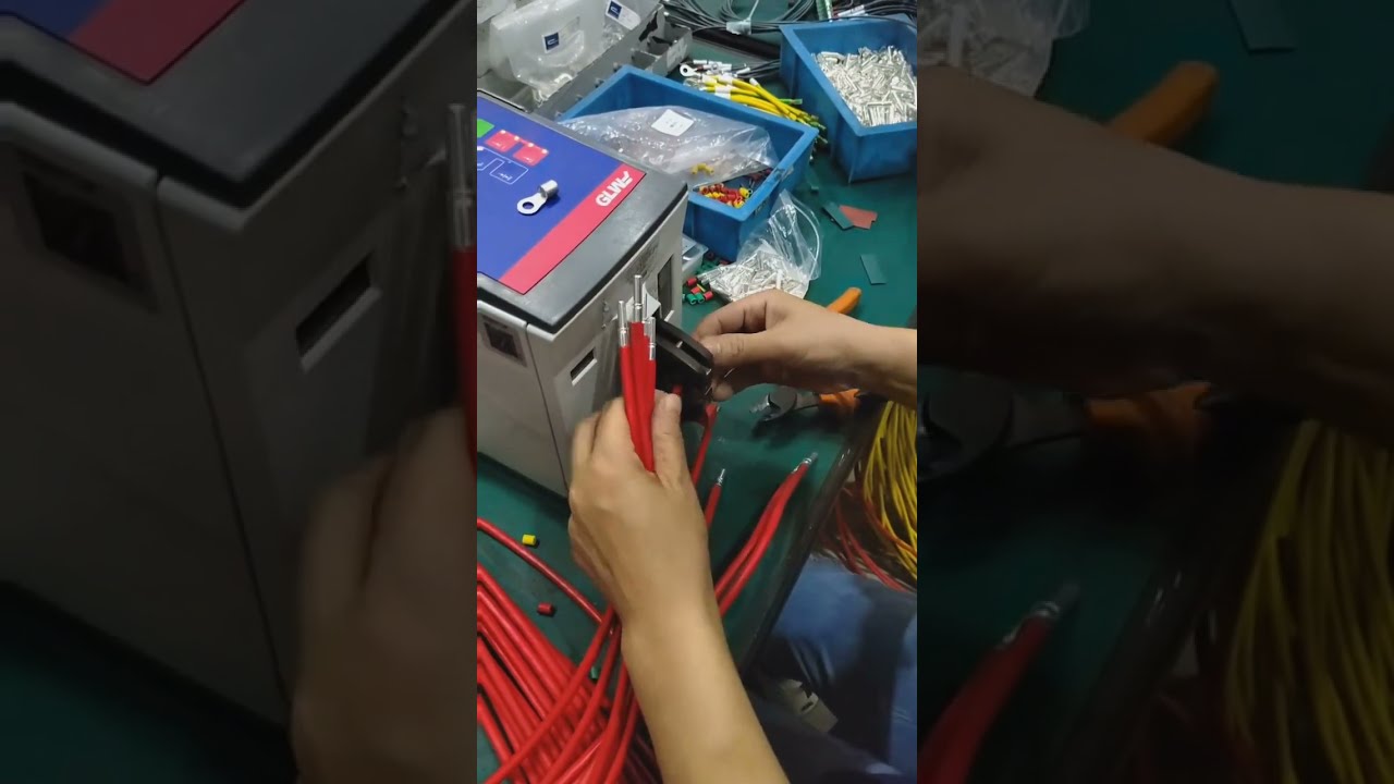 Profesionální elektrický krimpovací stroj na terminály pro výrobu v oblasti nové energetiky | #stroj #továrna