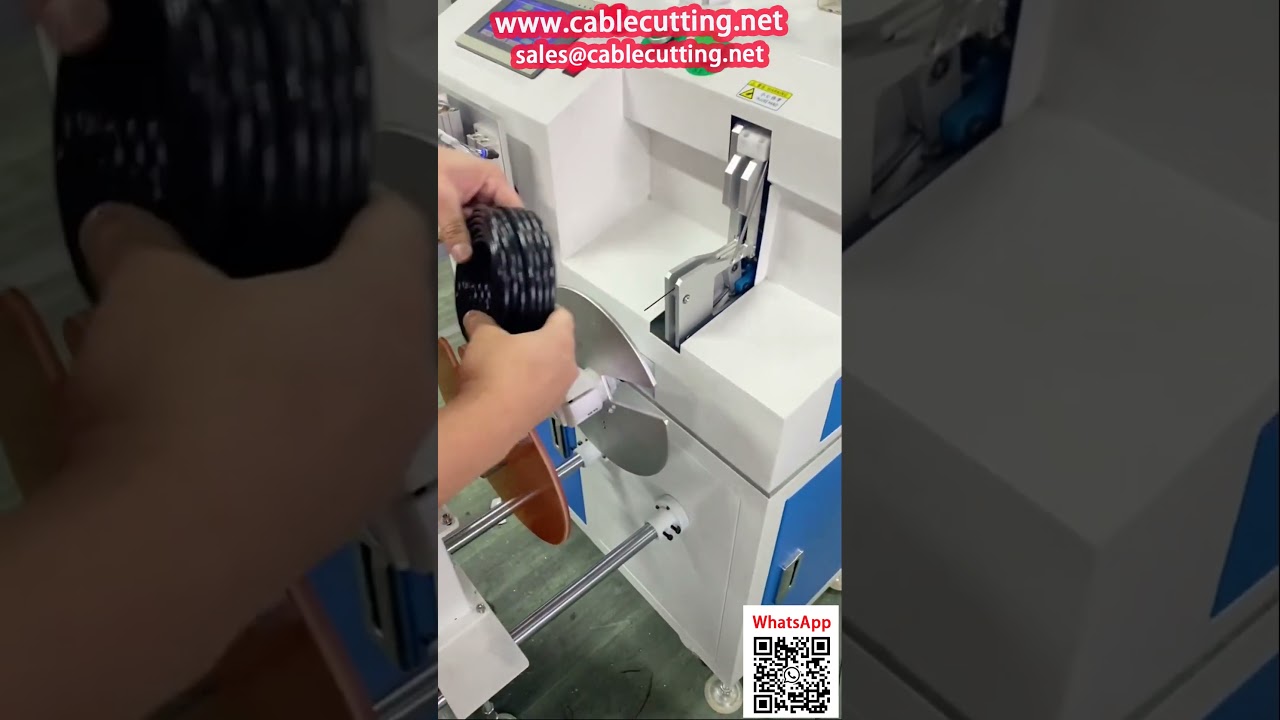 Automatický převíjecí stroj na patch kabely s počítadlem | Velké i malé cívky