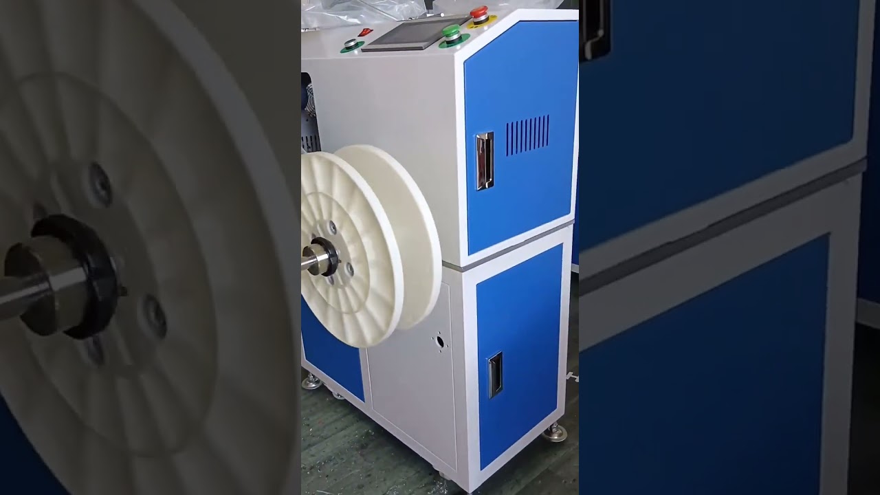 Automatické třídění, navíjení, řezání a svinování PVC hadic – Vše v jednom stroji s přesným měřením #stroj