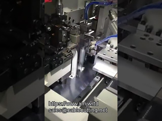 WPM-SP-20 Servo Control Fully Automatic Double Head Cable Terminal Crimping Machine