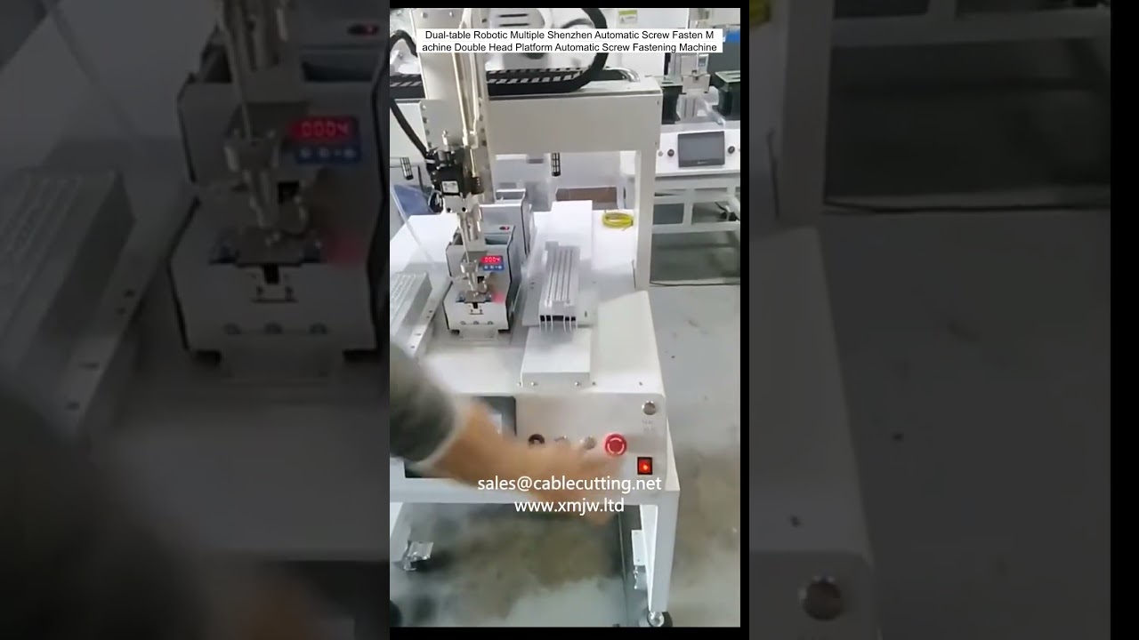 Dvoustolový robotický šroubovací stroj Shenzhen – precizní automatizace montáže