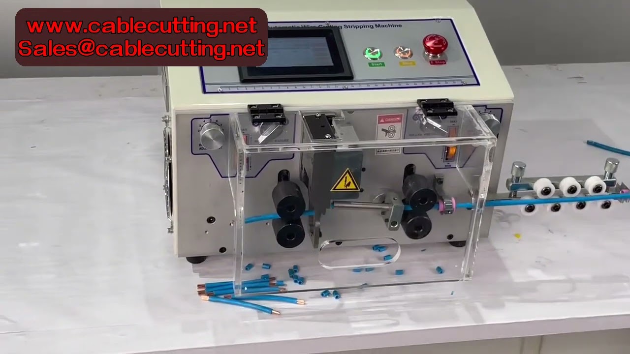 Automatický odizolovač kabelů JES-0-1 | Pro vodiče do 10 mm² s dotykovým displejem