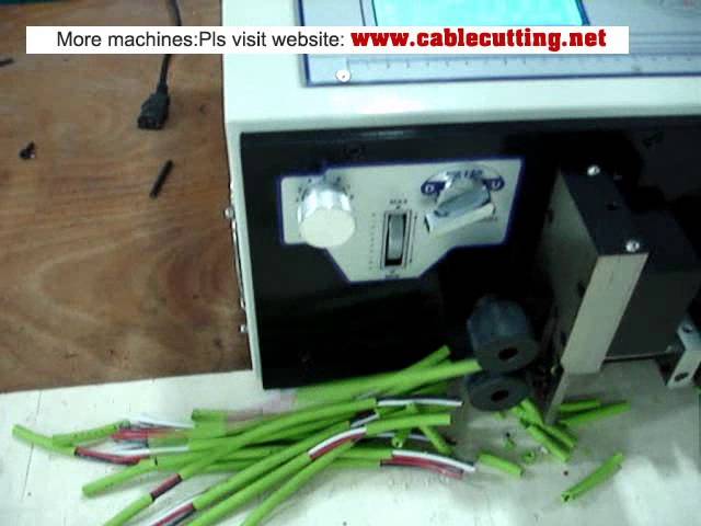 Automatický stroj na řezání a odizolování opláštěných kabelů WPM-09HT (3 žíly, Ø 7 mm)