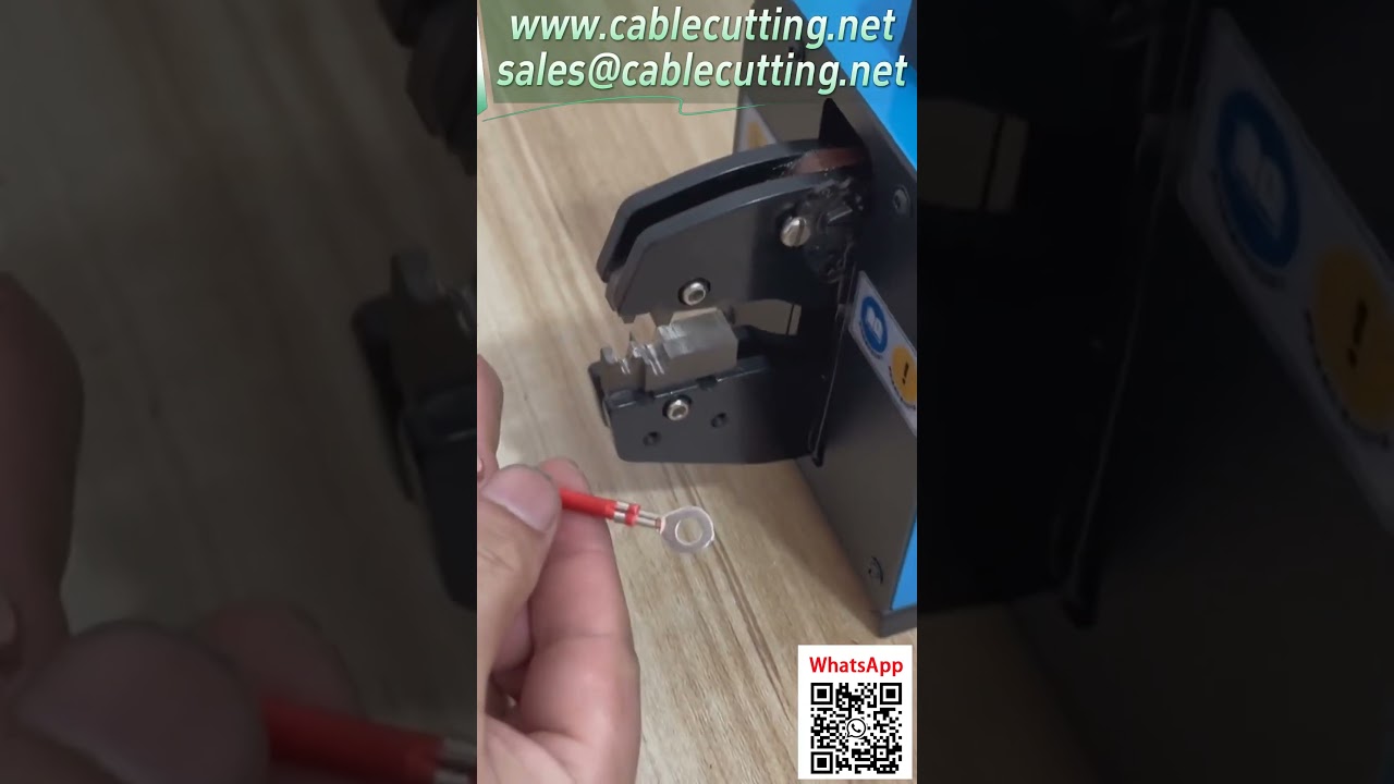 Elektrický pneumatický krimpovací stroj na terminály | Zakázkové zpracování kabelových svazků