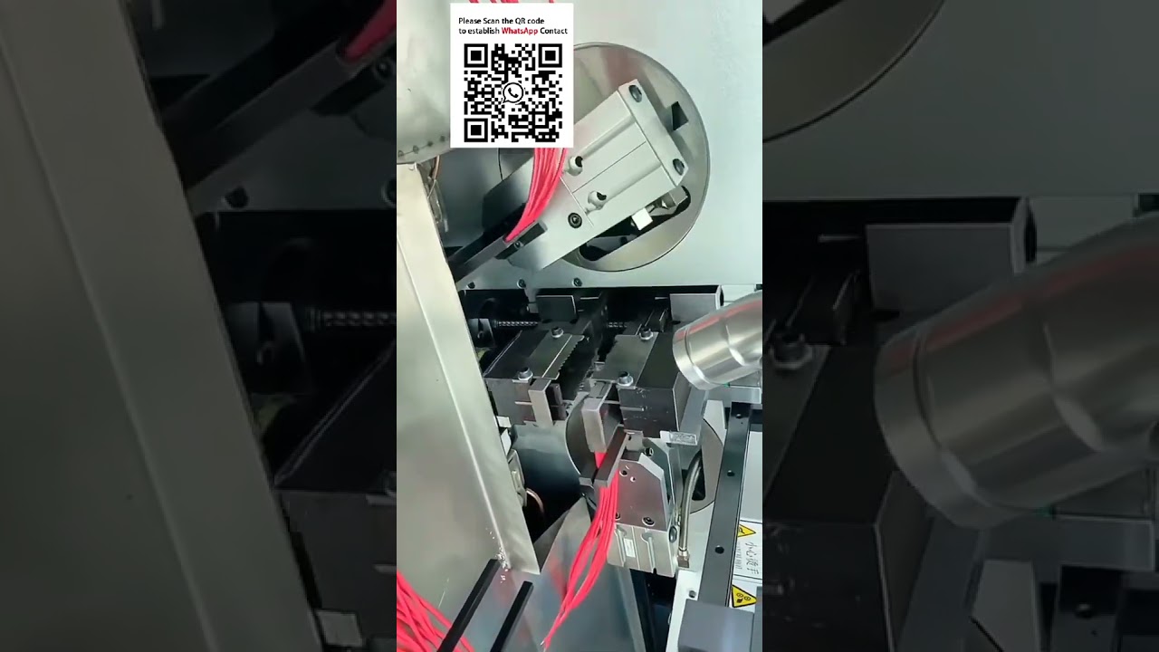 Plně automatický stroj na řezání a cínování obou konců drátu #Automatizace výroby kabelových svazků