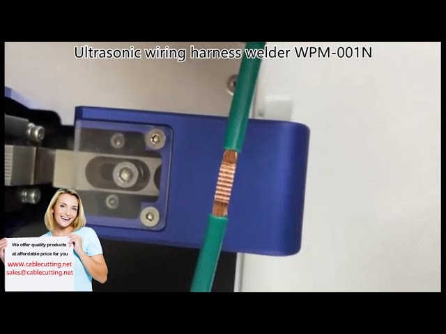 Ultrazvukový svařovací stroj na kabelové svazky WPM-001N – rychlé a pevné spoje