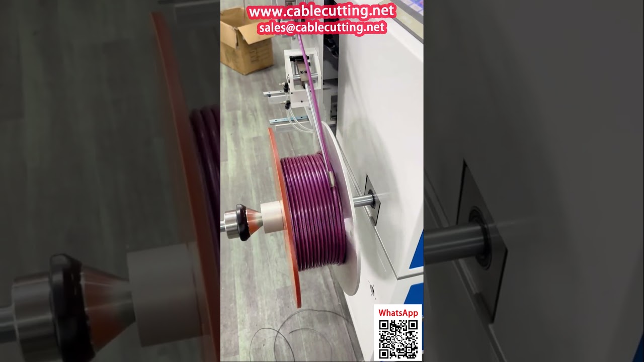 Automatická navíječka s počítáním a vyrovnáváním pro audio kabely