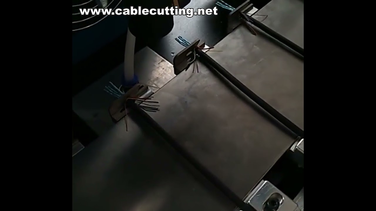 Laserové odizolování vodičů | Řezání hliníkové fólie koaxiálů | Automatický stroj na více drátů