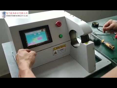 Stroj na lepení vlaječek pro PVC elektrikářskou pásku | Automatické navíjení drátu