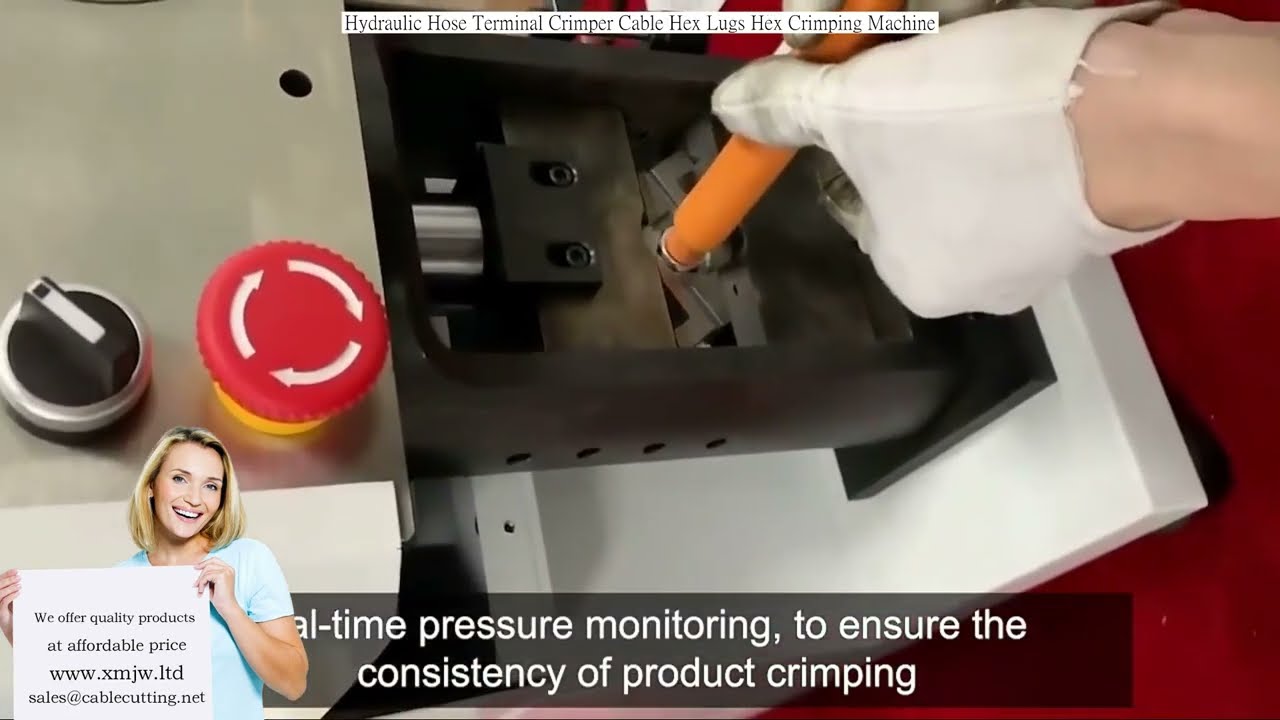Hydraulický krimpovací stroj na hadice a kabelová oka – hex krimpování