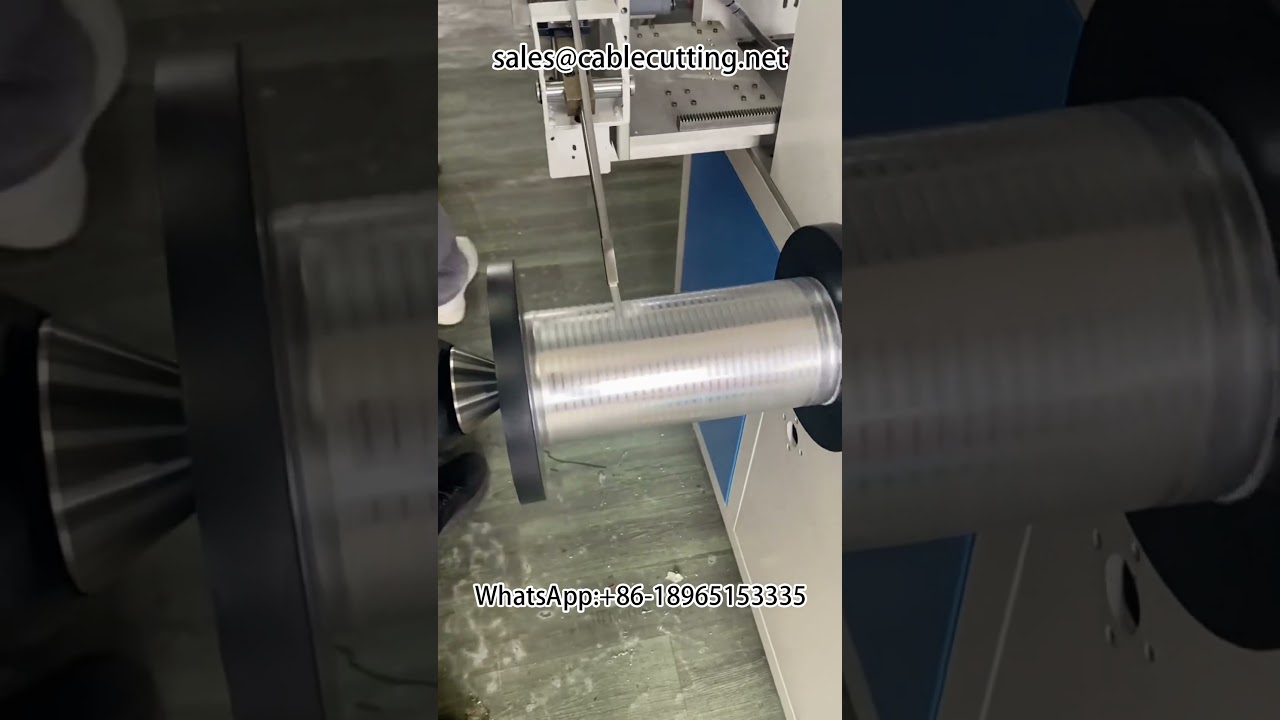 Navíjecí stroj na PET fólii s měřením délky | Automatické navíjení drátu