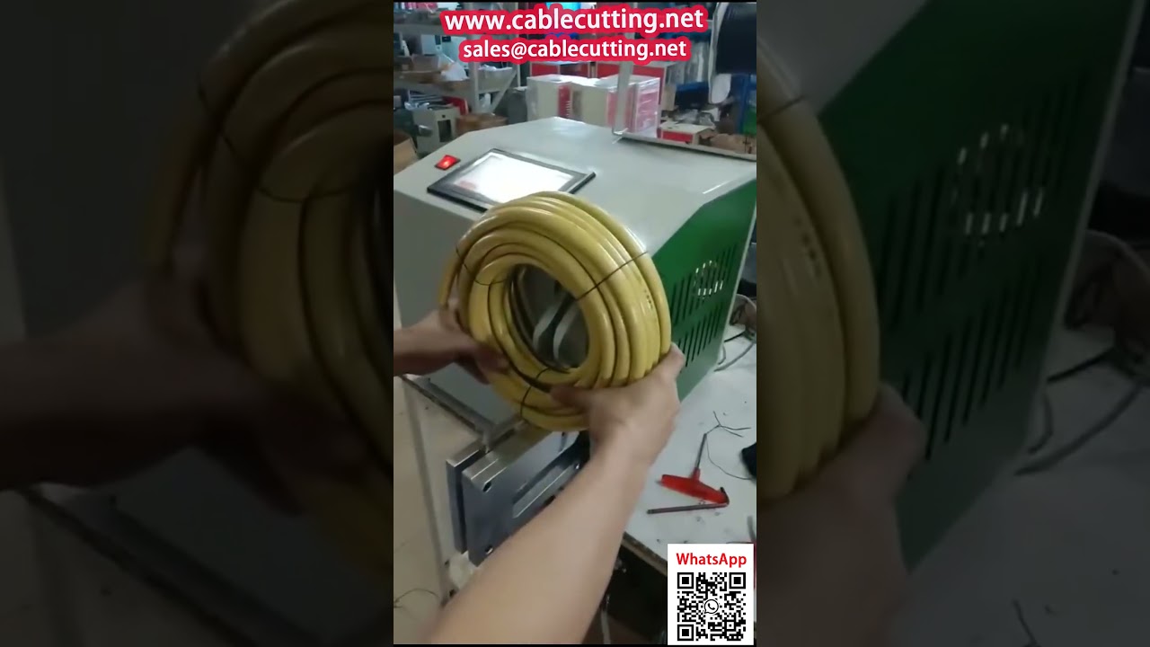 Velký automatický vázací stroj pro svazování velkých trubek a cívek | Efektivní automatizace balení