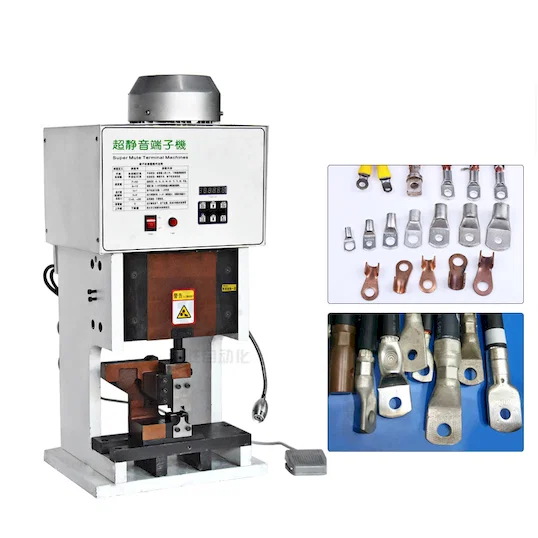 Tichý stroj na krimpování koncovek, Pro systém WPM-8000S - Poloautomatický krimpovací stroj